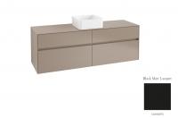 Тумба под раковину Villeroy & Boch Collaro 1600х500 мм C04900PD чёрный матовый