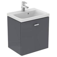 Тумба под раковину Ideal Standard Connect Space 490х375 мм E0312KR серый глянец