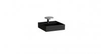 Раковина Laufen Kartell 460x460 мм 8153310201111 чёрный глянцевый