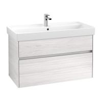 Тумба под раковину Villeroy & Boch Collaro 954х444 мм C01100E8 белое дерево