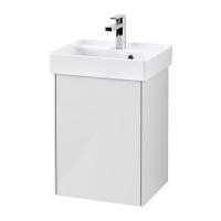Тумба под раковину Villeroy & Boch Collaro 410х344 мм петли справа C00501DH белый глянцевый