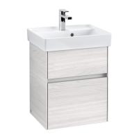 Тумба под раковину Villeroy & Boch Collaro 460х374 мм C00600E8 белое дерево