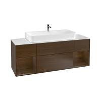 Тумба под раковину Villeroy & Boch Finion 1600х501 мм F211GNGN орех/орех