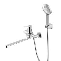 Смеситель для ванны Lemark Minima длинный излив LM3851C хром