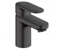 Смеситель для раковины Hansgrohe Vernis Blend 70 ComfortZone донный клапан 71550670 чёрный матовый