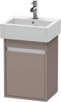 Тумба под раковину Duravit Ketho 400х320 мм левая KT6630L4343 базальт матовый