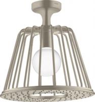 Верхний душ Axor LampShower/Nendo 275 1jet с потолочным подсоединением 26032820 шлифованный никель