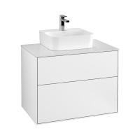 Тумба под раковину Villeroy & Boch Finion 800х501 мм F08100MT белый матовый/белый