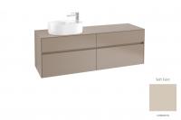Тумба под раковину Villeroy & Boch Collaro 1600х500 мм C06600VK мягкий серый