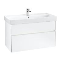 Тумба под раковину Villeroy & Boch Collaro 954х444 мм с подсветкой C011L0MS белый матовый