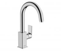 Смеситель для раковины Hansgrohe Vernis Shape 200 ComfortZone высокий поворотный излив, донный клапан 71564000
