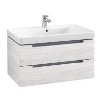 Тумба под раковину Villeroy & Boch Subway 2.0 787х449 мм A68910E8 белое дерево