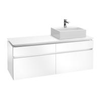 Тумба под раковину Villeroy & Boch Legato 1600х500 мм B67500DH белый глянцевый