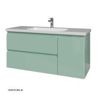 Тумба под раковину Caprigo Forte 120 1164х446 мм (2 ящика, 1 дверь справа) 36117R MU-10 селесте