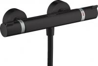 Термостат для душа Hansgrohe Ecostat Comfort 13116670 матовый чёрный