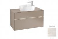 Тумба под раковину Villeroy & Boch Collaro 1000х500 мм с подсветкой C054L0E8 белое дерево