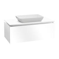Тумба под раковину Villeroy & Boch Legato 1000х500 мм с подсветкой B704L0DH белый глянцевый