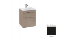 Тумба под раковину Villeroy & Boch Venticello 466х426 мм A92201PD лак чёрный матовый