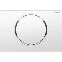 Клавиша смыва Geberit Sigma10, 115.758.KJ.5 белый/хром/белый