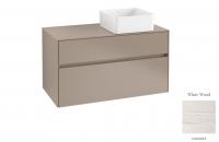 Тумба под раковину Villeroy & Boch Collaro 1000х500 мм C04000E8 белое дерево