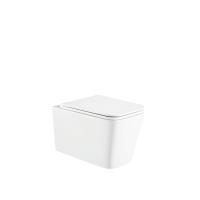 Унитаз подвесной с крышкой-сиденьем Hydroom Qubo торнадо HD-057PT белый