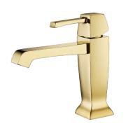 Смеситель для раковины Caprigo Diamante донный клапан 50-020-ORO золото