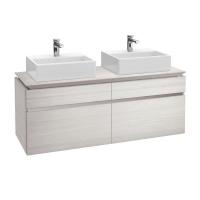 Тумба под раковину Villeroy & Boch Legato 1400х500 мм B66900E8 белое дерево