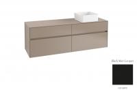 Тумба под раковину Villeroy & Boch Collaro 1600х500 мм C05100PD чёрный матовый
