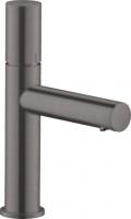 Смеситель для раковины Axor Uno 110 ComfortZone 45002340 хром чёрный шлифованный