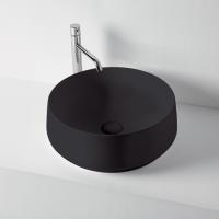 Раковина накладная Kerasan F10 Ø430 мм 460431 чёрный матовый