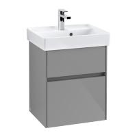 Тумба под раковину Villeroy & Boch Collaro 460х374 мм C00600FP серый глянцевый