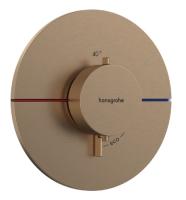 Термостат Hansgrohe ShowerSelect Comfort S (внешняя часть) 15559140 шлифованная бронза