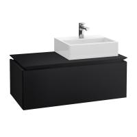 Тумба под раковину Villeroy & Boch Legato 1000х500 мм B60700PD лак чёрный матовый