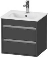 Тумба под раковину Duravit Ketho 500х412 мм KT644404949 графит матовый