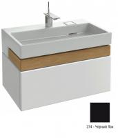 Тумба под раковину Jacob Delafon Terrace Premium 800х480 мм EB1731RU-274-274 чёрный глянцевый