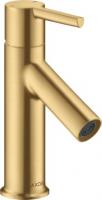 Смеситель для раковины Axor Starck 80 ComfortZone 10102250 золото шлифованное