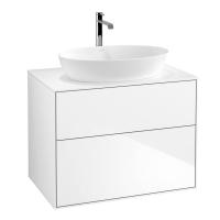 Тумба под раковину Villeroy & Boch Finion 800х501 мм F75100GF белый глянцевый