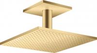 Верхний душ Axor ShowerSolutions 300 1jet с потолочным подсоединением 35316250 шлифованное золото