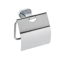 Держатель туалетной бумаги с крышкой Bemeta Oval 118412011 хром