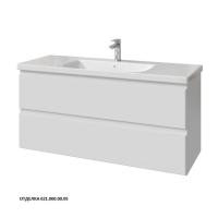 Тумба под раковину Caprigo Forte 120 1164х446 мм (2 ящика) эмаль 36116eml-021.000.00.05 белый