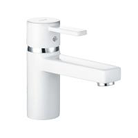 Смеситель для раковины Kludi Zenta 65 382519175 белый матовый/хром