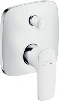 Смеситель для ванны Hansgrohe PuraVida (внешняя часть) 15445400 белый/хром