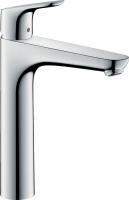 Смеситель для раковины Hansgrohe Focus 190 ComfortZone высокий излив, донный клапан 31608000