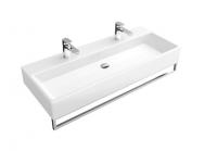 Раковина Villeroy & Boch Memento 2.0 (под 2 смесителя) 1200х470 мм 5133CK01 альпийский белый