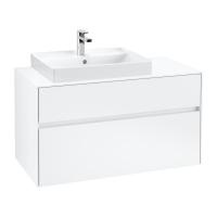 Тумба под раковину Villeroy & Boch Collaro 1000х500 мм C01700MS белый матовый
