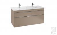 Тумба под раковину Villeroy & Boch Venticello 1153х502 мм A92901RE белое стекло