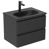 Тумба под раковину Ideal Standard Tesi 600x440 мм T0050ZT чёрный шёлк
