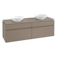 Тумба под раковину Villeroy & Boch Legato 1600х500 мм B60000VG трюфель серый