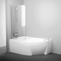 Ограждение для ванны Ravak CVSK1 Rosa 160/170 L 100 7QLS0100Y1 белый/прозрачный