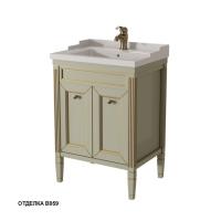 Тумба под раковину Caprigo Albion 60 586х450 мм (2 двери) 10310 B059 фисташково-зелёный